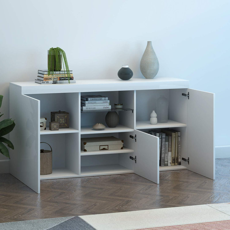 Fayeth 135Cm Wide Sideboard, White
