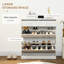 12 Pair Flip Down Shoe Storage