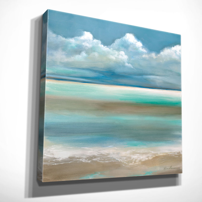 "Tranquility by the Sea I' par Ruane Manning, reproduction d'art sur toile tendue, H 32 po x l 32 po x P 1,5 po