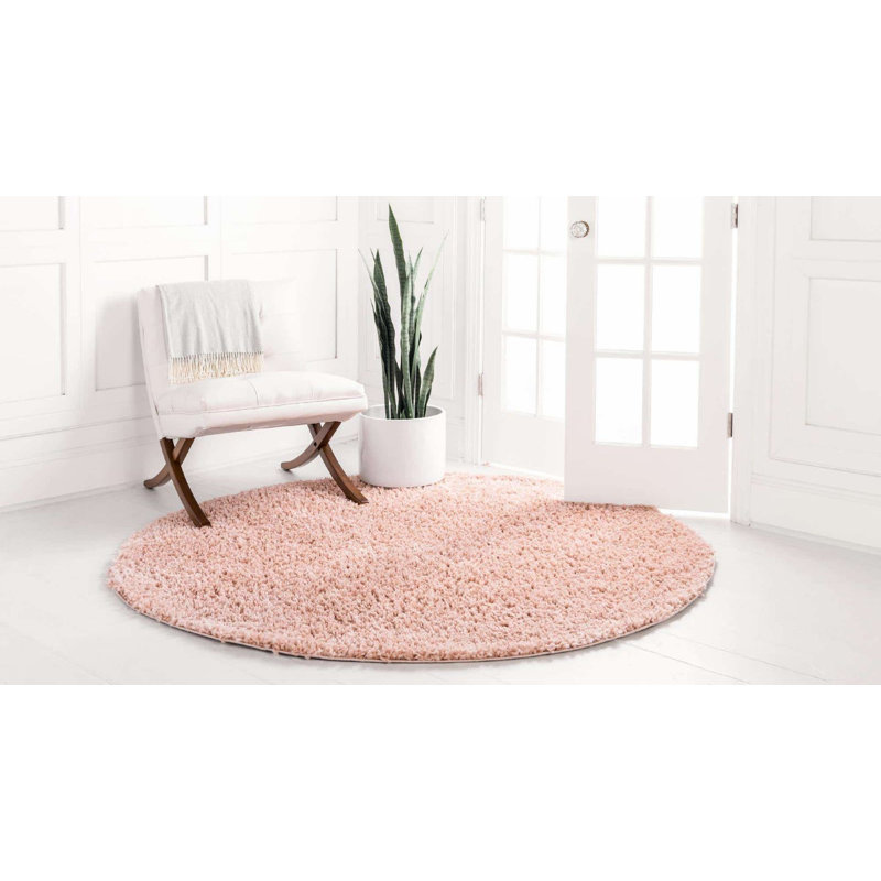 Nourison Essentials Rose Area Rug, Round 3'3"