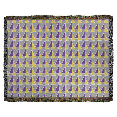 Couverture en coton tissé à flèches changeante