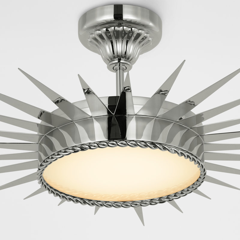 Soleil 1 - Light LED Semi Flush Mount by Suzanne Kasler