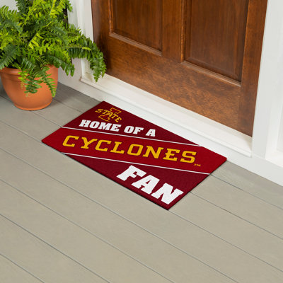 Iowa State University, PVC Mat COLOR, Home of a Fan
