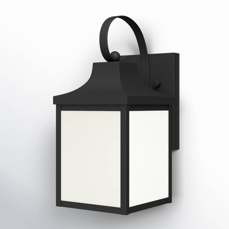 Jaz Leyton Aluminum Wall Light, Textured Black, No