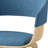 Lowell Bentwood Upholstered Dining Chair with Curved Backrest in Mid-Century Modern Style-1962331053