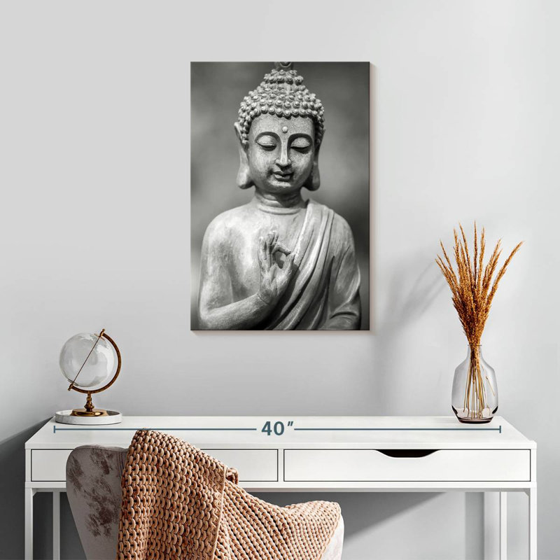 Adella Grey Buddha, 24" H x 16" W