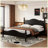 Modern Wood Platform Bed Frame with Wooden Slat Support-1332657814-1341921473