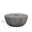 Table basse d'extérieur imperméable 35,43 po - Conception en ciment durable pour patio, jardin, cour et salon