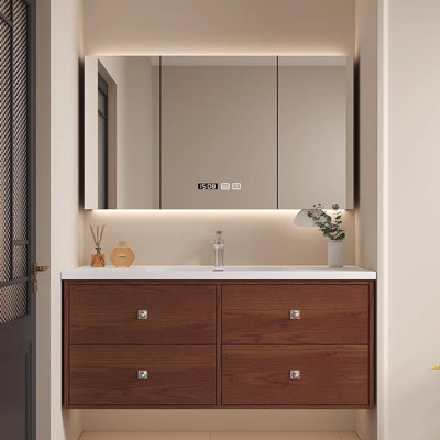Armoire de salle de bain rétro simple