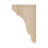 14 in x 3 in x 9 in Unfinished Large Solid Traditional Plain Wood Bracket Corbel-51892056