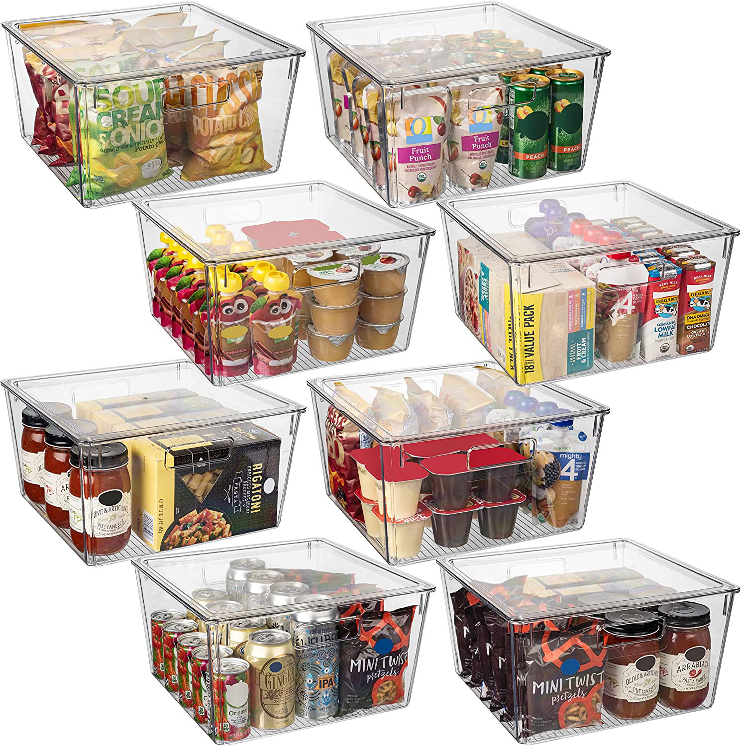 Prep & Savour Caydan Set of 12 Fridge Bin & Reviews