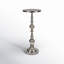 Darien Round Pedestal 10"W Side Table-1587014950