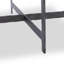 Hammered Iron End Table-White Marble-1793588783