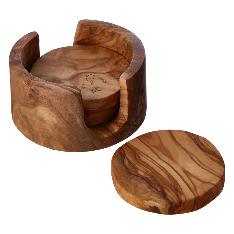 Wood Round 1 Piece Coaster