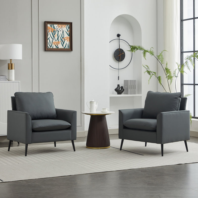 Fauteuil Nordic, Gris clair