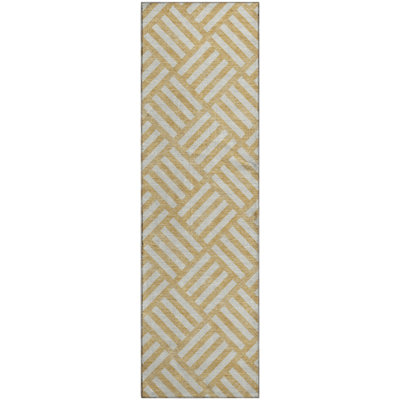 Premium Machine Washable Cerrito Gold Rug