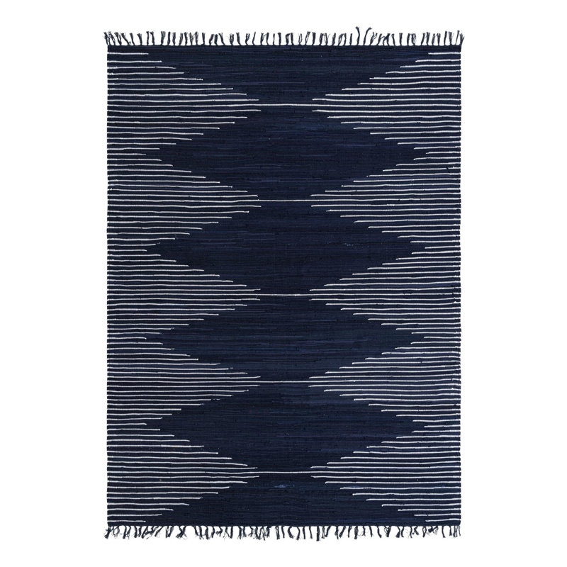 Jordee Cotton Geometric Indoor Rug, Rectangle 8' x 11'