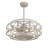 Gean 29" 6-Light Fandelier in Provence with Gold Accents with Remote Control