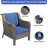Tojuana Patio Set Rattan Outdoor Furniture Set with Cushions