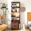 Table de chevet pour chambre à coucher avec 2 tiroirs et amplement d'espace pour un décor captivant-1720546841