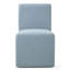 Chaises d'appoint de salle à manger avec sièges rembourrés Modern Linen-132492502