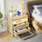 2-Drawer Nightstand With Hidden Storage And Human Sensor Light-409319020