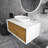 Austwell 36 " W Wall Mounted Wall Mounted 1 Single Vanity Bathroom Vanity With Resin Top