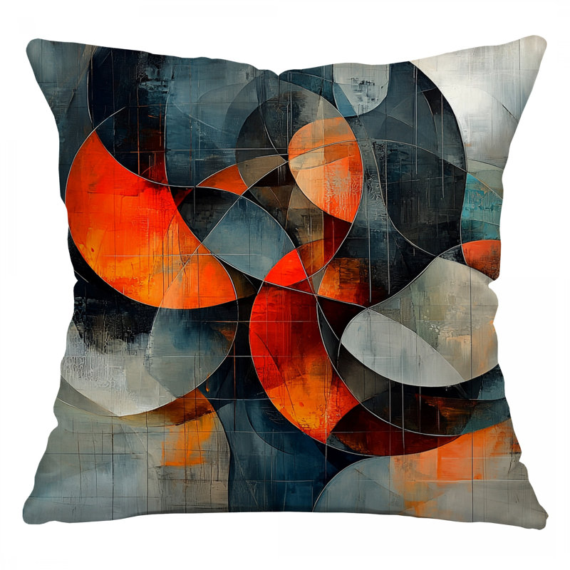 Coussin Circles, Carré 14 po