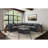 Charcoal Upholstered Square For Primary Living Space, Featuring - Upholstery And Wood Construction, 40 Inches Wide With Transitional Style, Backless Design, Generous Padding, 38 Deep