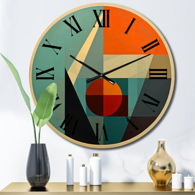 Horloge murale Odyssey Midcentury
