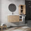 Meuble-lavabo de salle de bain - 42 po avec lavabo et armoire latérale