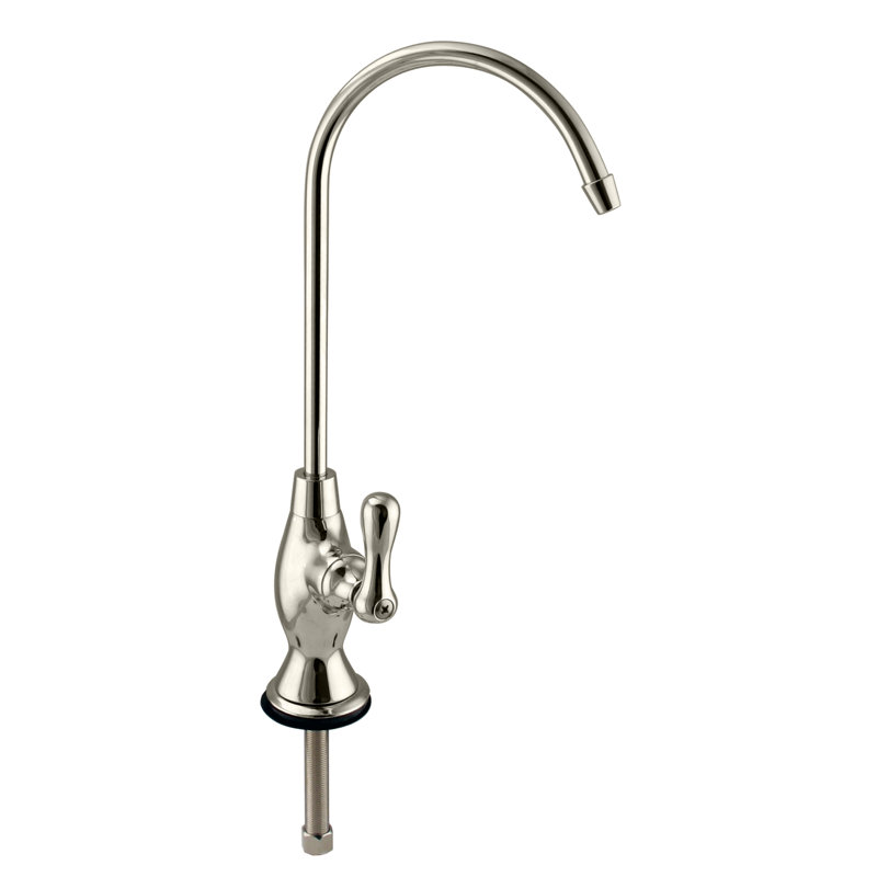 Westbrass 10" 1-Handle Cold Water Dispenser Faucet, Polished Nickel