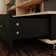 Rustic Modern Entertainment Centre With Adjustable TV Mount, Storage Shelves, And Drawers