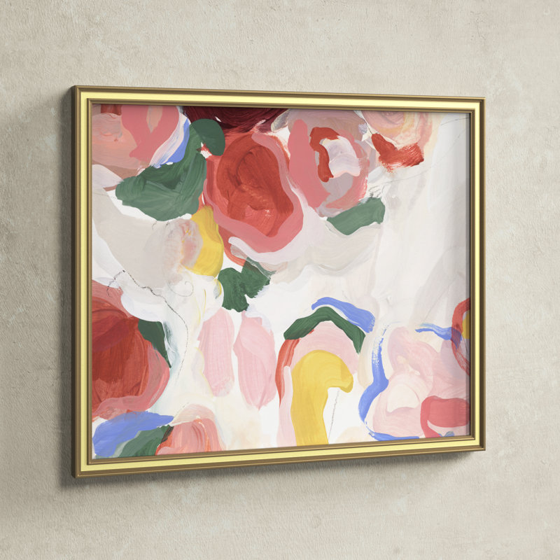 Pastel Flowers I by Isabelle Z, 17.25" H x 20.25" W x 0.88" D