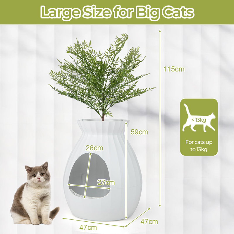 Plastic Litter Box Enclosure