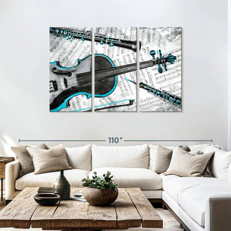 Abarca Musical Instruments Pop, 48" H x 74" W