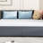 Full Size Upholstered Daybed with 2 Storage Drawers Sofa Bed Frame No Box Spring Needed, Linen Fabric-1232816440