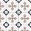 Venice 10" x 10" Patterned Porcelain Floor and Wall Tile