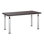Solid Wood Adjustable Rectangle 2 Students Activity Table