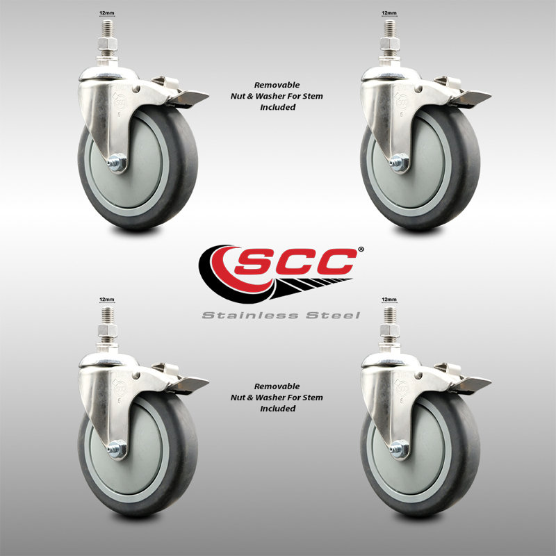 Thermoplastic Rubber Casters