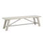Banc de salle à manger en bois massif blanc recyclé Embrey-1963564826