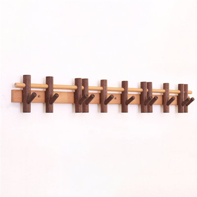 Natureflex Adjustable Solid Wood Coat Hook