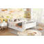 Lit plateforme double en bois pleine grandeur, lit double en bois à profil bas avec rails-1381802384-1381802399