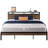 California King Bed Frame with Headboard, Walnut Wood with Strong Metal Supports, Sturdy, Noise-Free, No Box Spring Needed-677546488-696373659