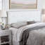 Tête de lit en similicuir Empress blanc avec cristaux capitonnés, H 52,43 po x l 55,8 po x P 3 po-768591113-768591115