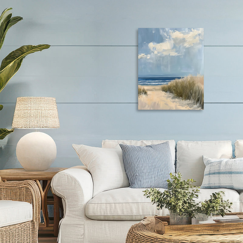Toile In The Dunes By The Sea, design par Petal Prints Design, 20 x 16
