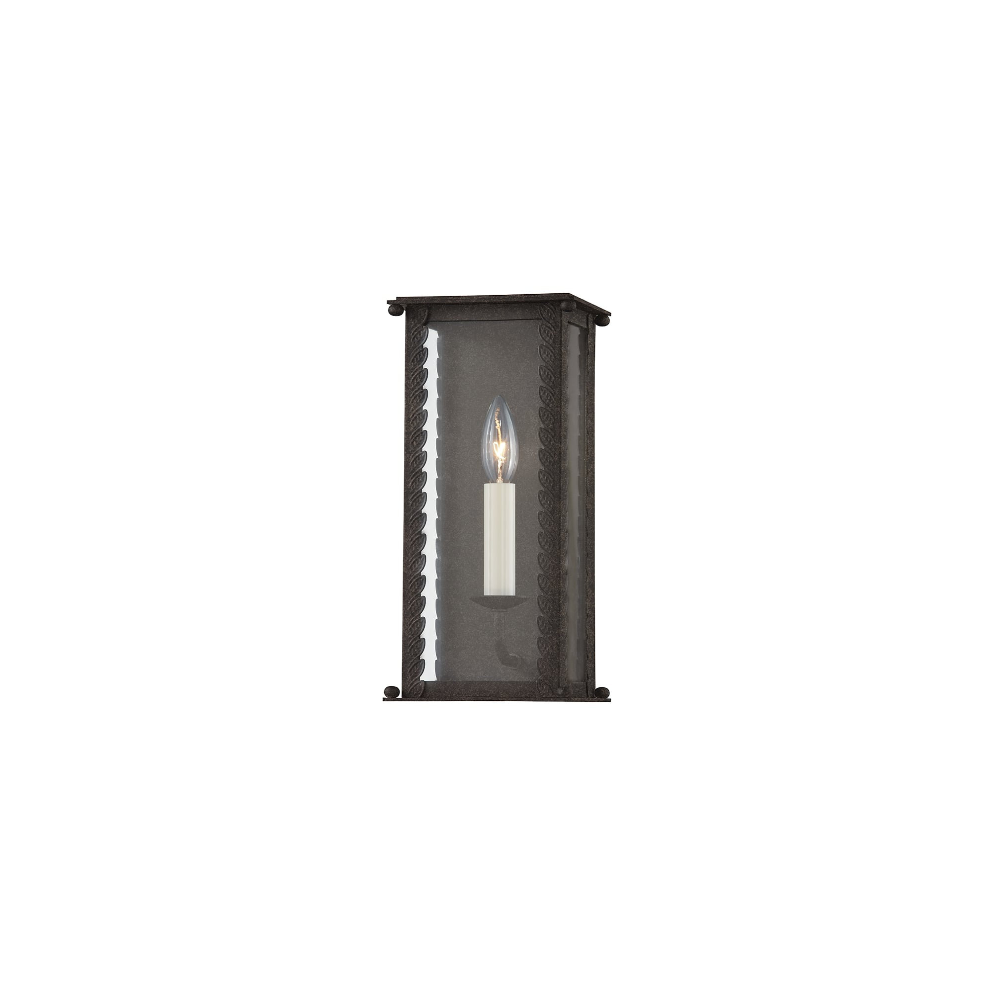 Zuma Light Wall Sconce, French Iron, 13" H x 6.25" W x 5.25" D