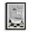 «Get N nu Bath», reproduction d'art sur papier encadrée-1225415778-1225415789