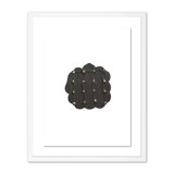 Gray Golden Imprint 1 Print by Anne Mersmann