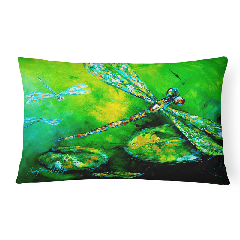 Coussin décoratif intérieur/extérieur libellule summer vole